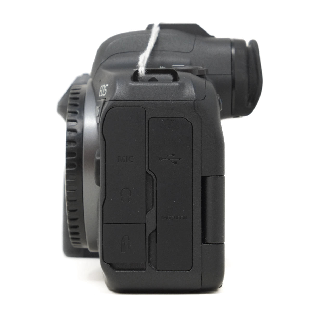 Used Canon EOS R6 Mirrorless camera body - side angle 