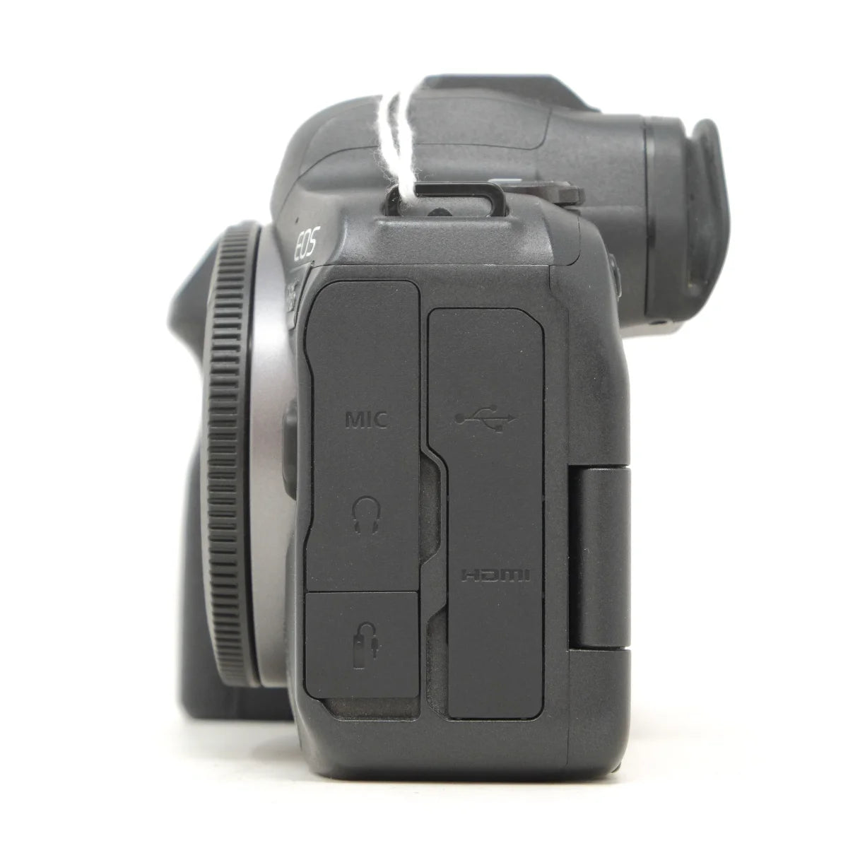 Used Canon EOS R6 Mirrorless camera - side angle 