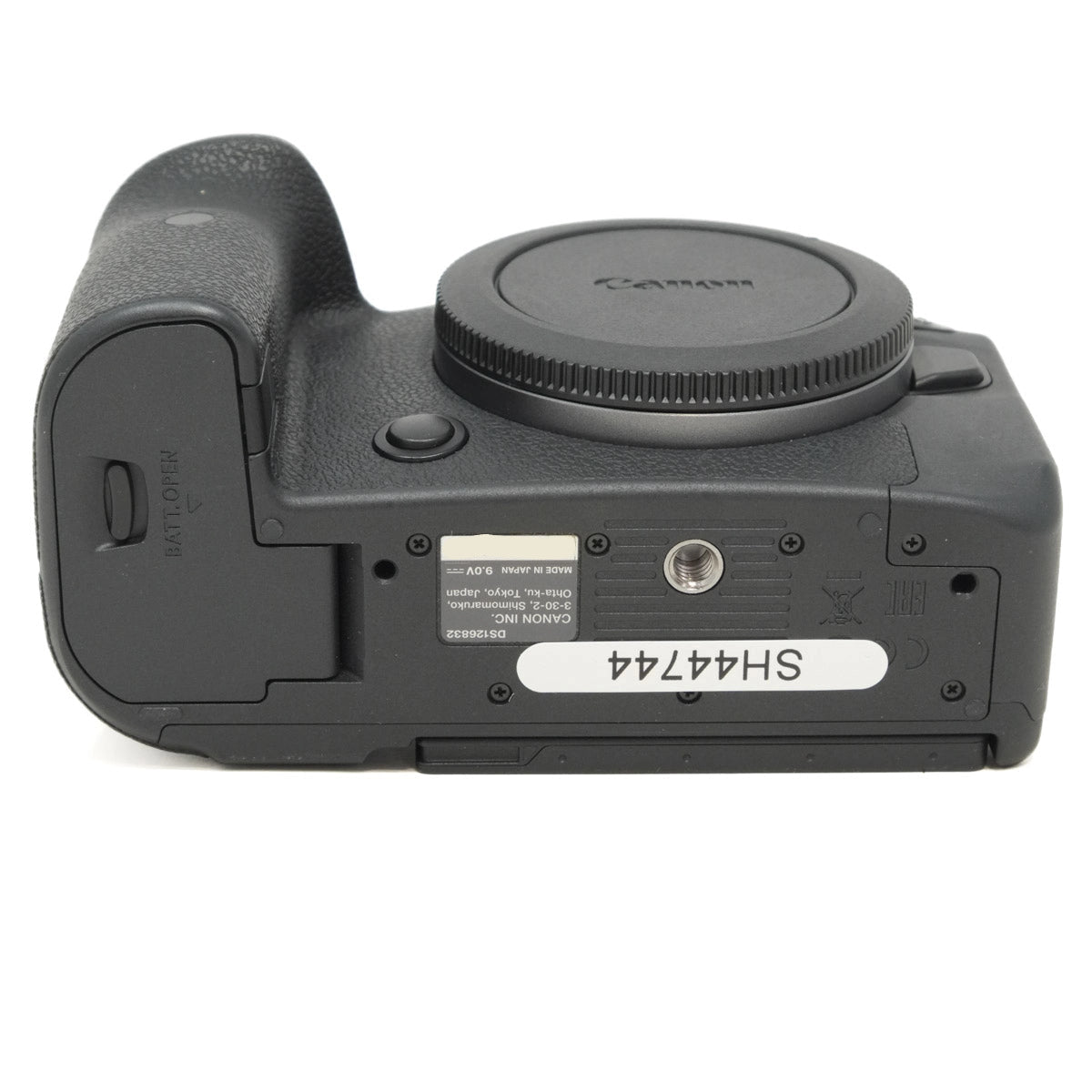 Used Canon EOS R6 Mirrorless camera - bottom angle 
