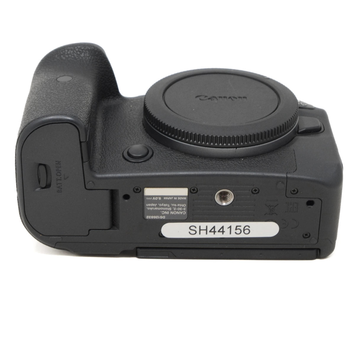 Used Canon EOS R6 Mirrorless camera - bottom angle 