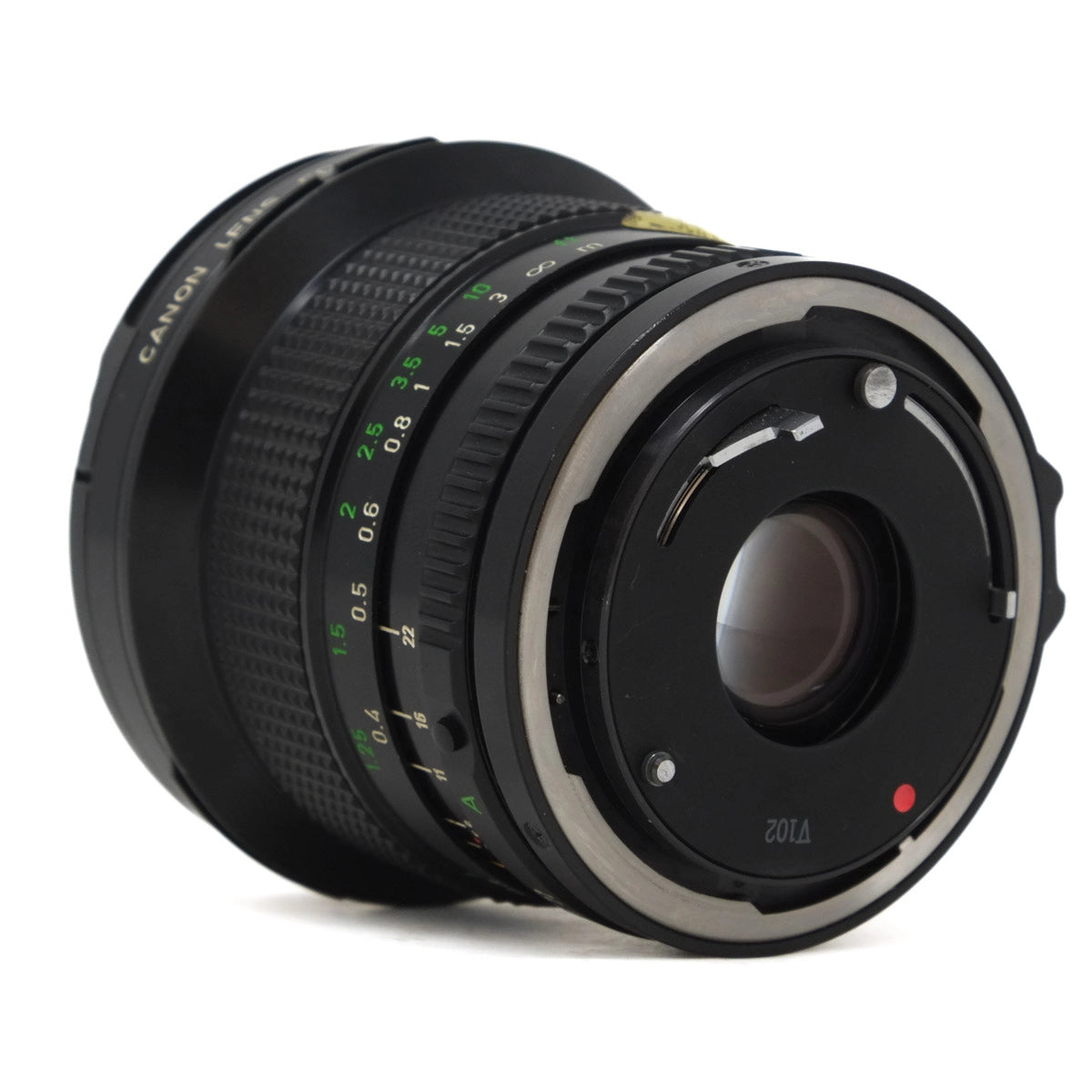 Used Canon FD 20mm F2.8 Lens - Bottom angle 