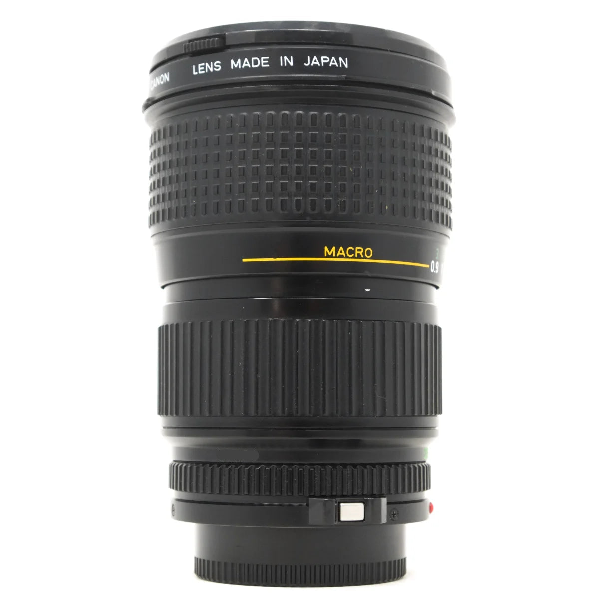 Used Canon FD 28-85mm F4 film lens - side angle 