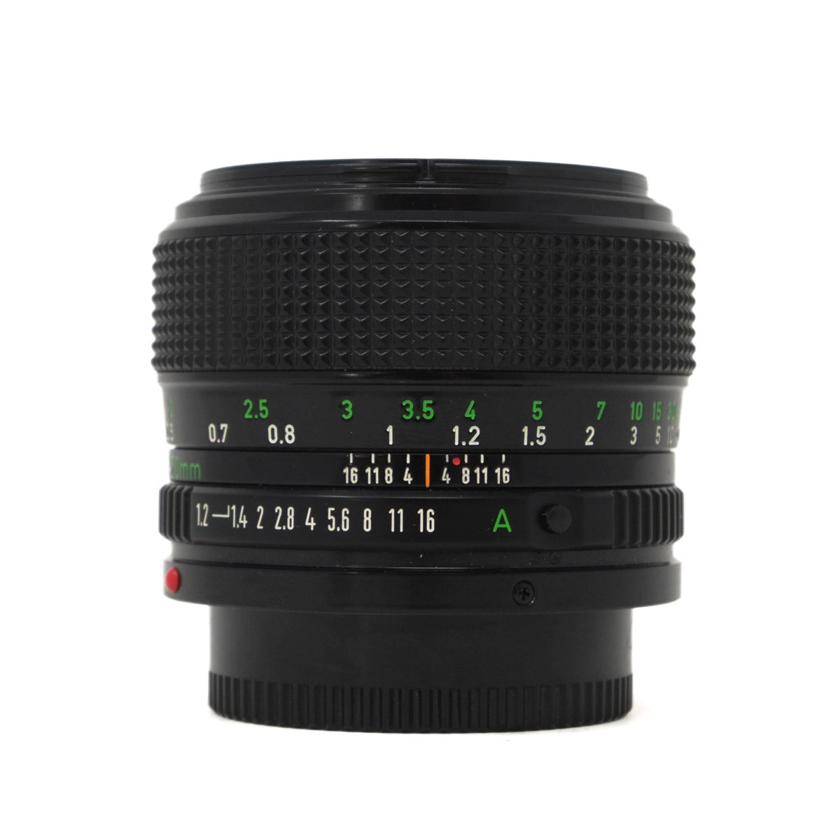 Used Canon FD 50mm F1.2 Lens - Front angle 