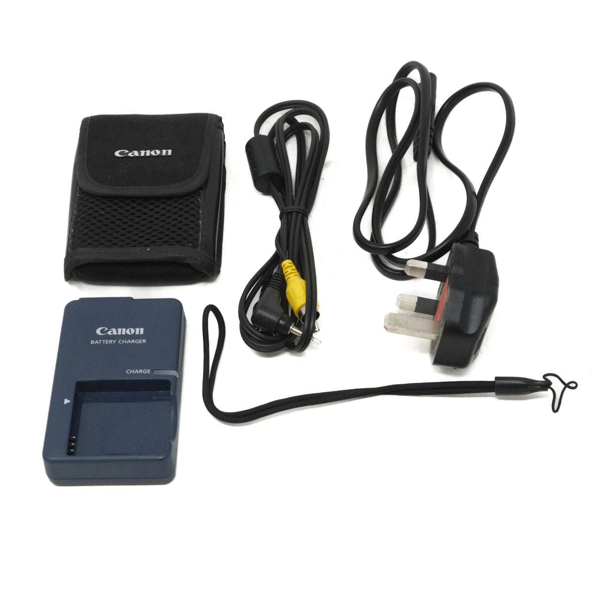 Used Canon IXUS 40 Compact Digital Camera - Boxed - Camera case, main leads, battery charger and wrist strap