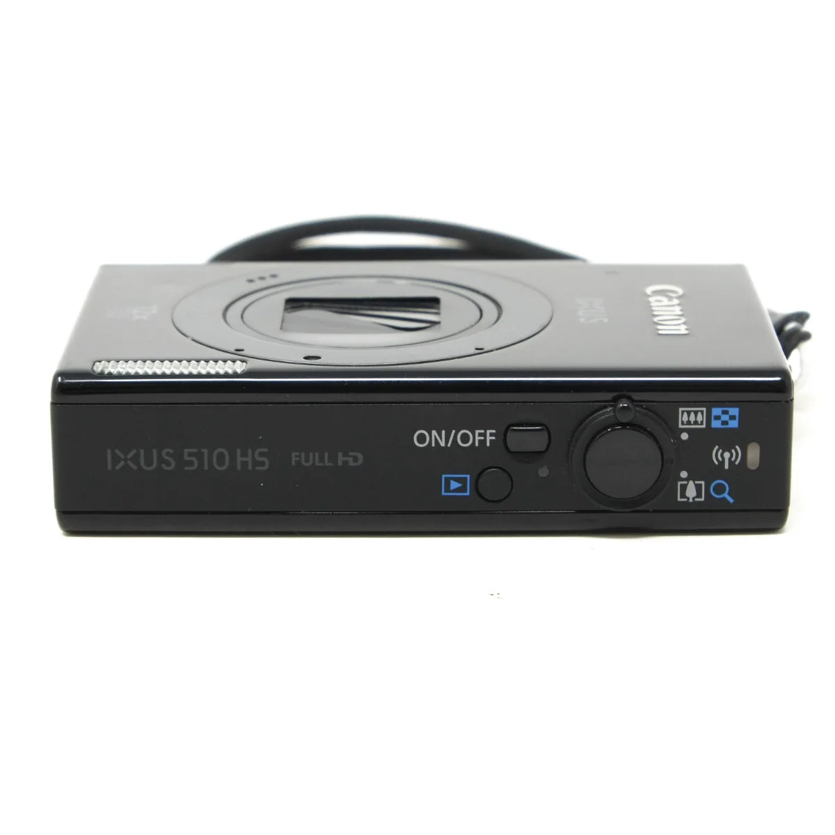 Used Canon Ixus 510 HS Digital compact camera - top angle 