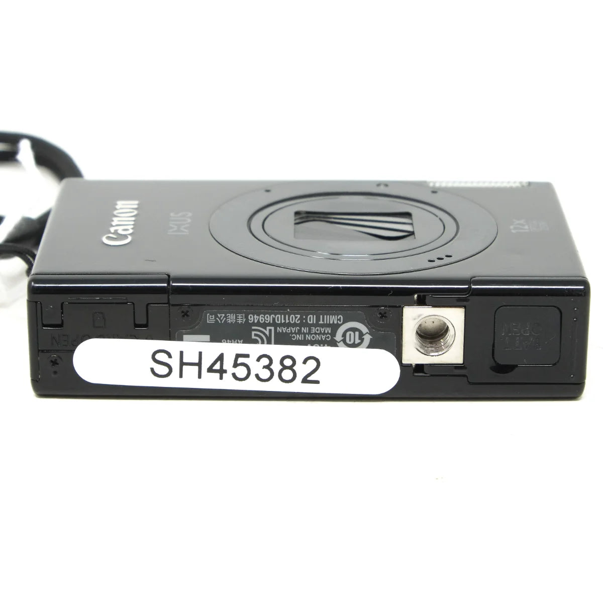 Used Canon Ixus 510 HS Digital compact camera - bottom angle 