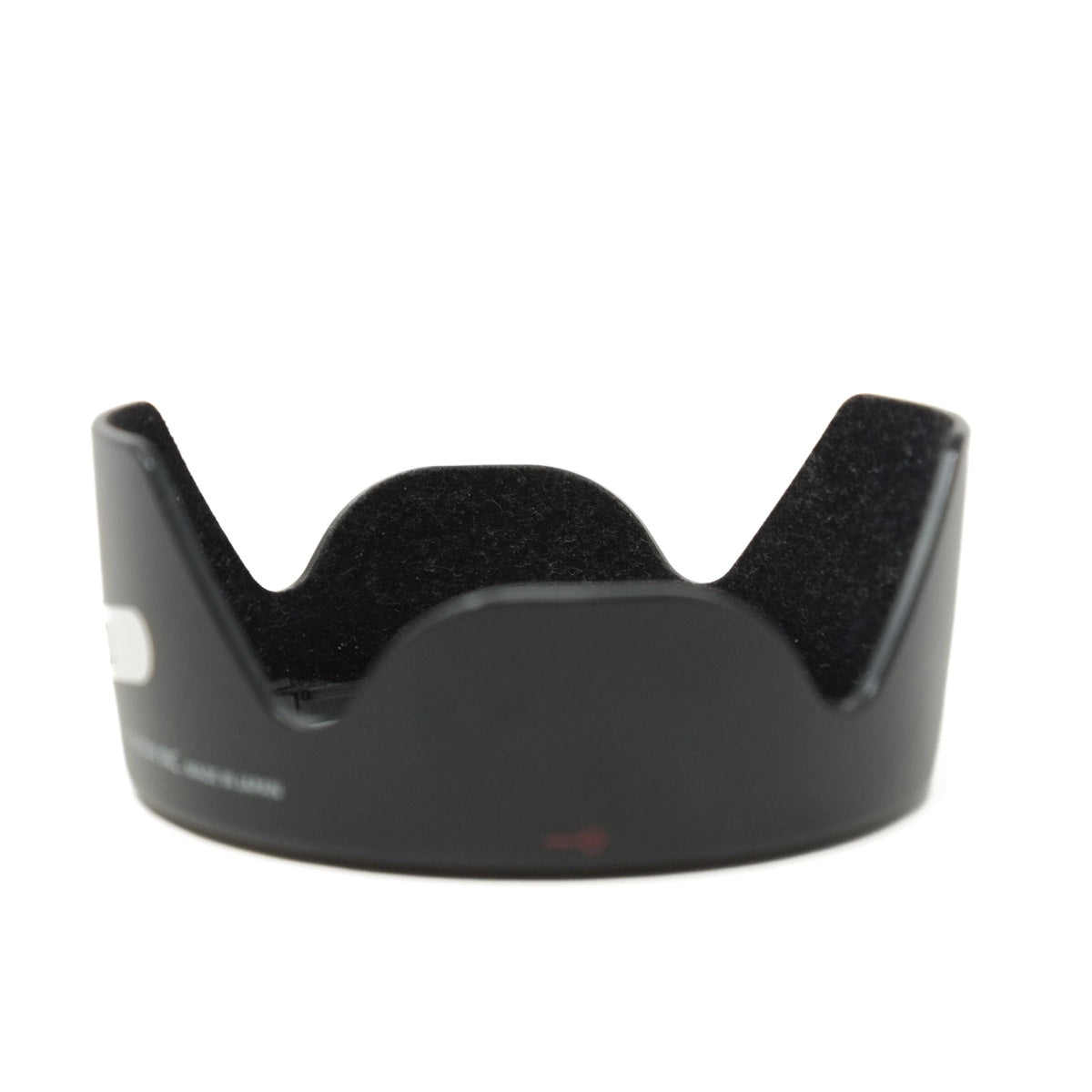 Used Canon Lens hood EW-73B for 17-85mm IS lens - side angle 