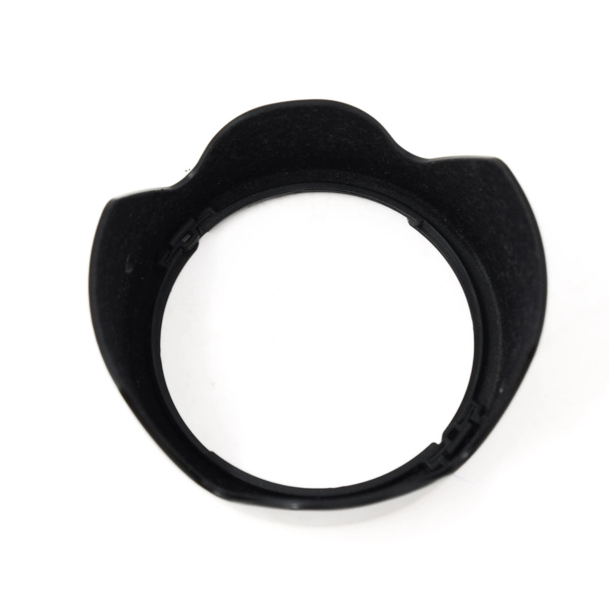 Used Canon Lens hood EW-73B for 17-85mm IS lens - top angle 