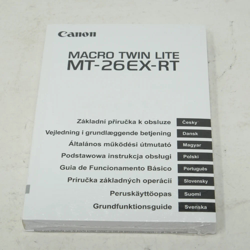 Used Canon MT-26EX-RT Macro Flash with 67mm (Boxed SH45593)