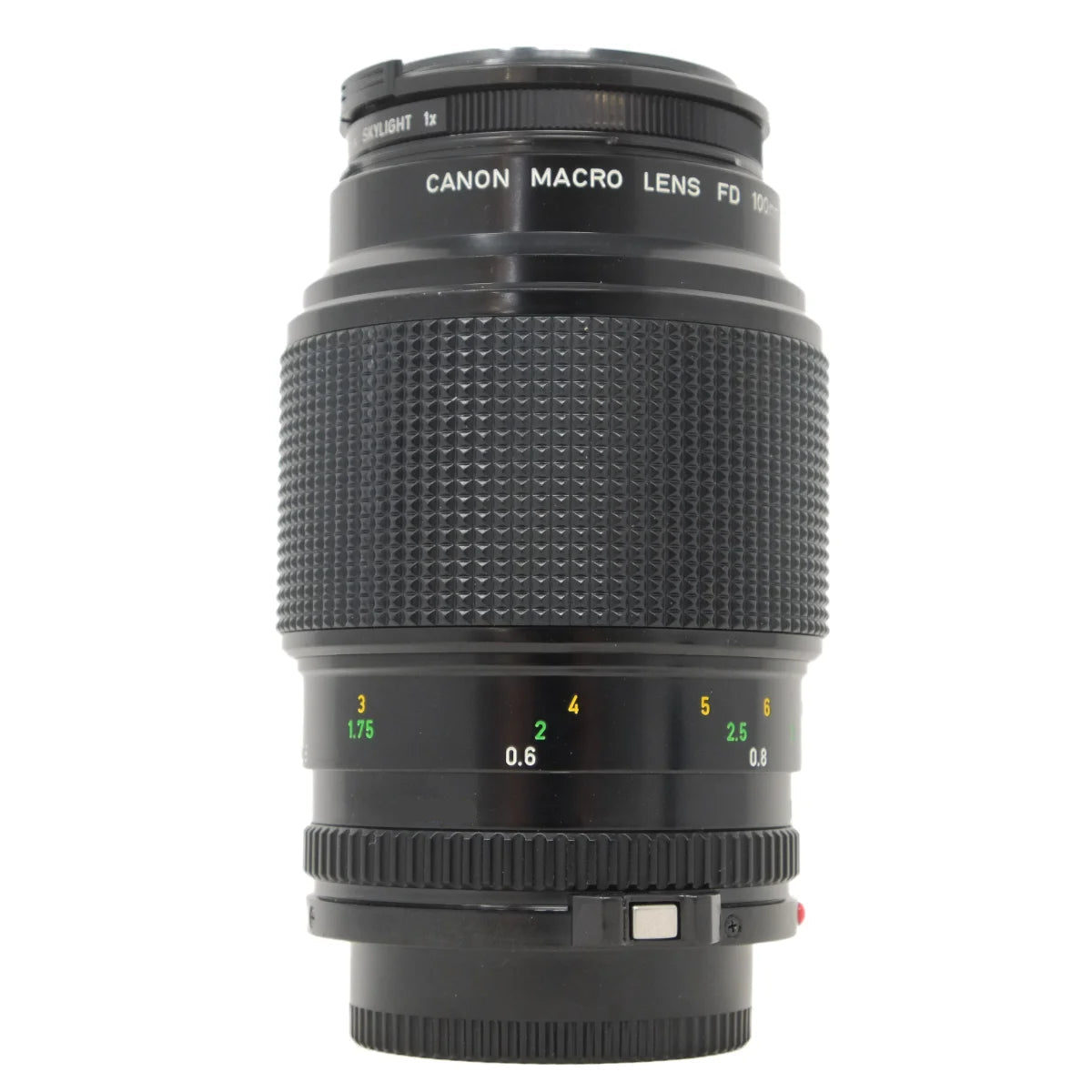 Used Canon Macro Lens FD 100mm F4 - side angle 