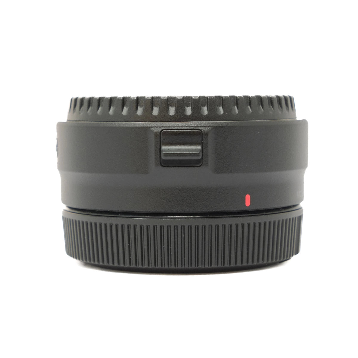 Camera lens adapter on a white background