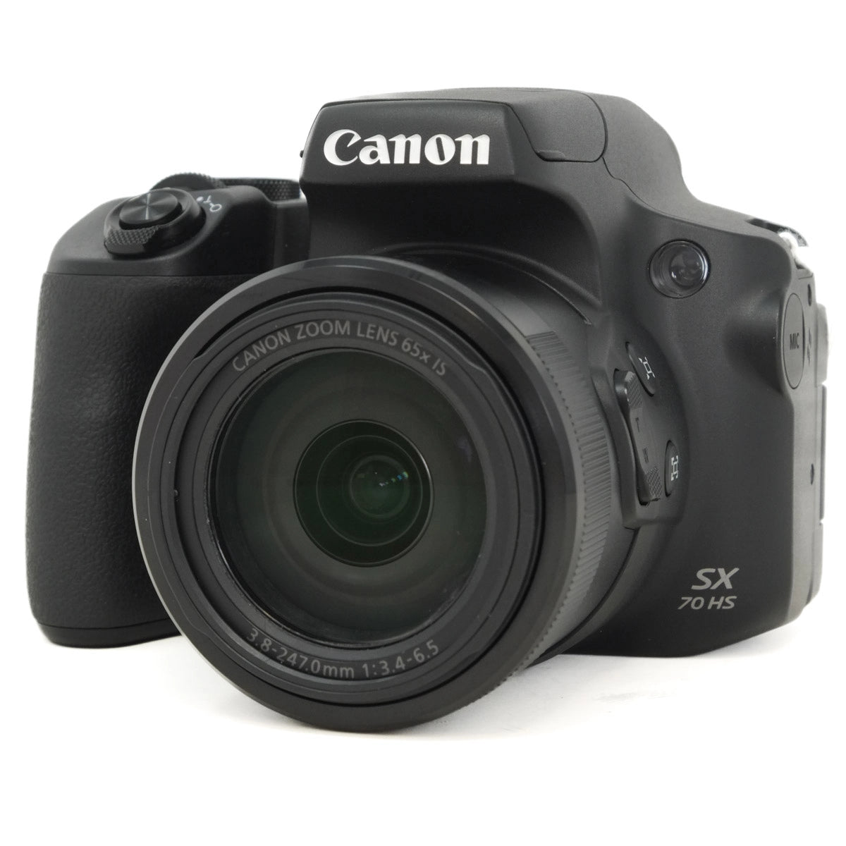 Used Canon Powershot SX70 HS Digital Bridge camera - front angle 