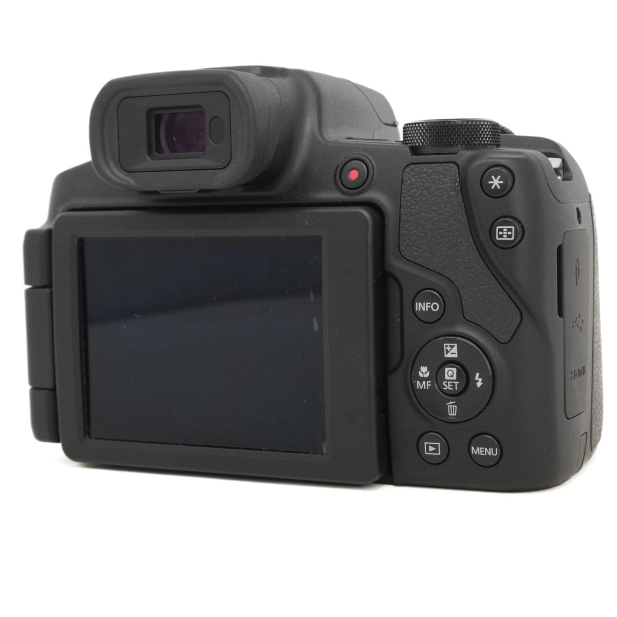 Used Canon Powershot SX70 HS Digital Bridge camera - back angle 