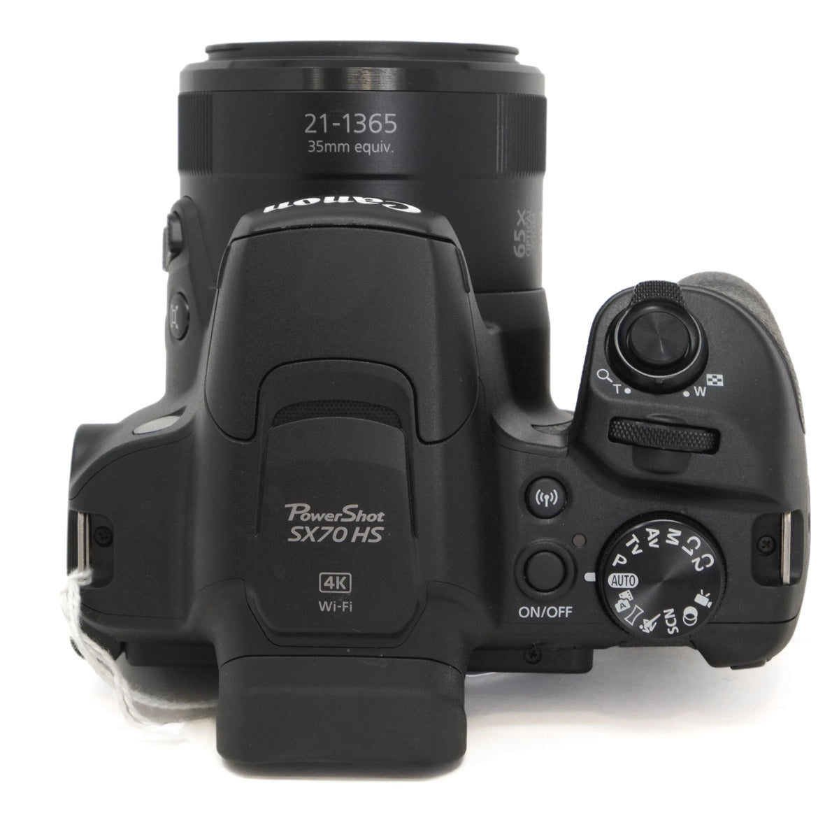 Canon PowerShot SX70 HS camera on a white background