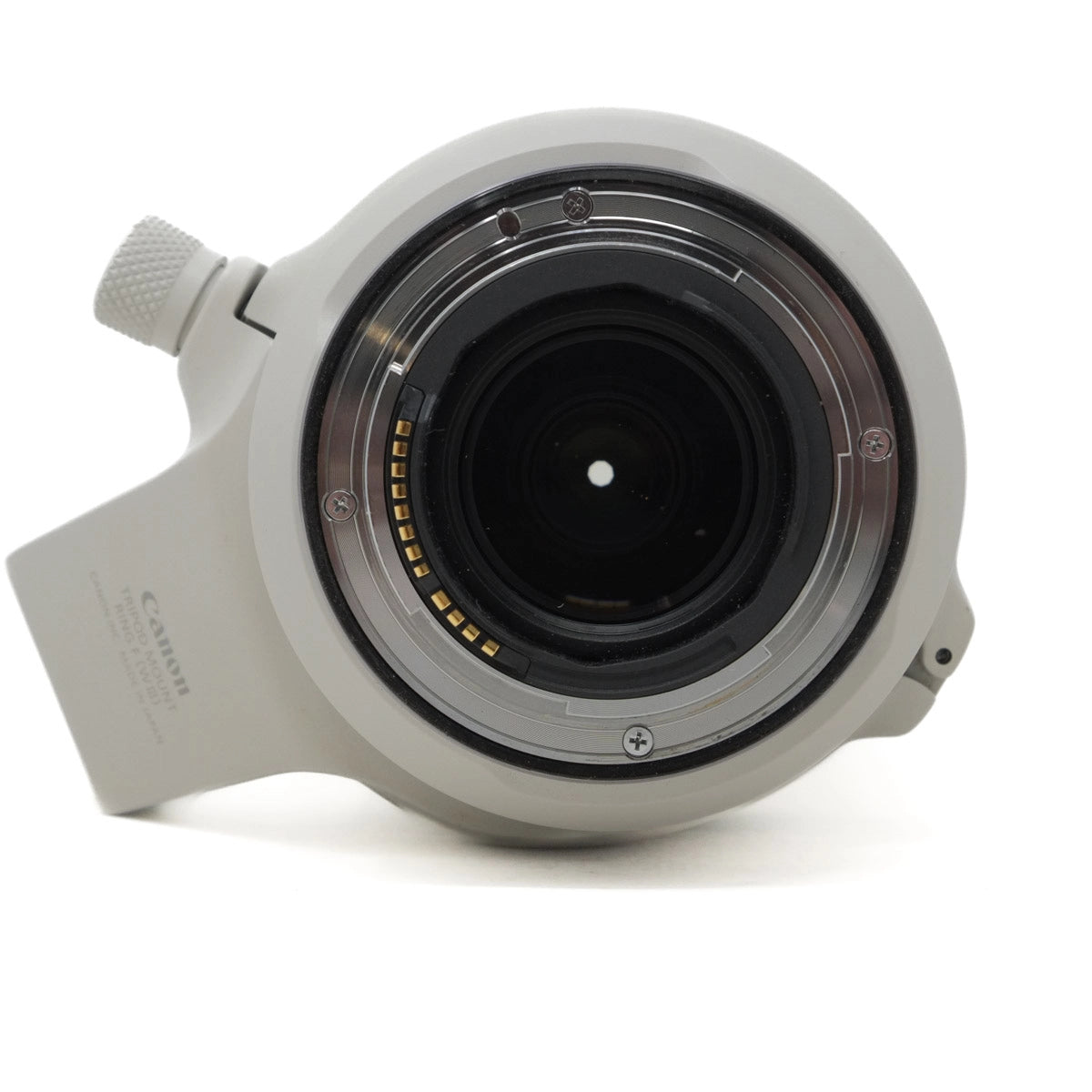 Used Canon RF 100-500mm F4.5-7.1 L IS USM Lens - bottom angle 