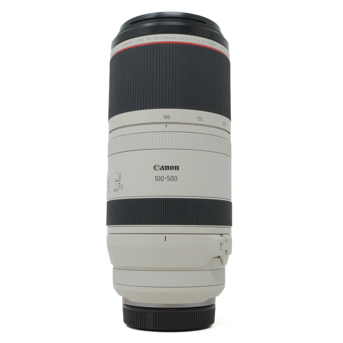 Canon camera lens on a white background