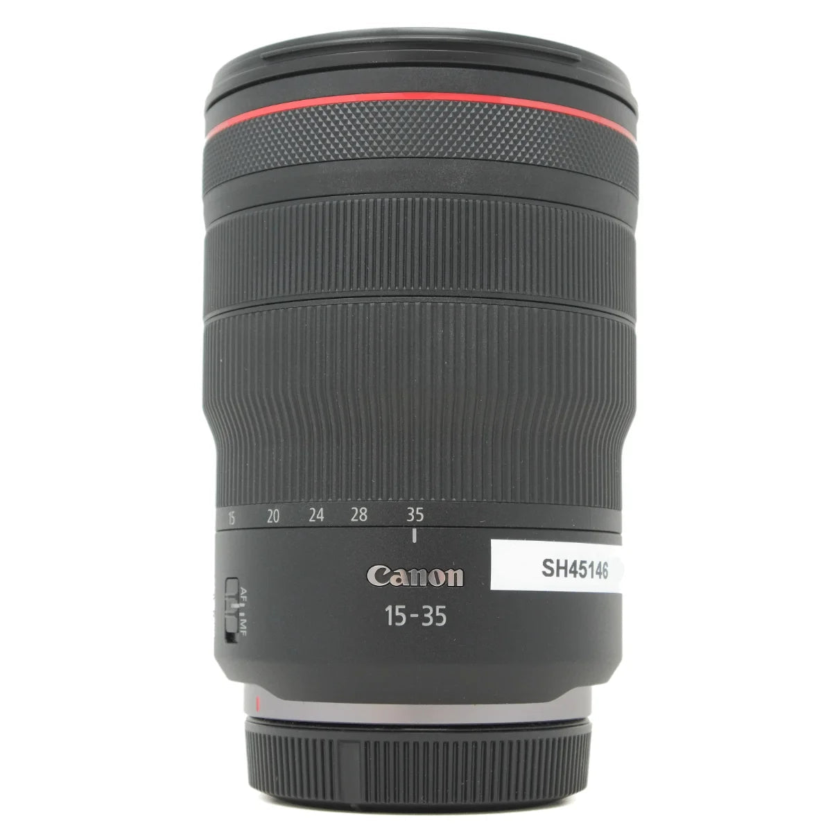 Used Canon RF 15-35mm f2.8L IS USM Lens - front angle 
