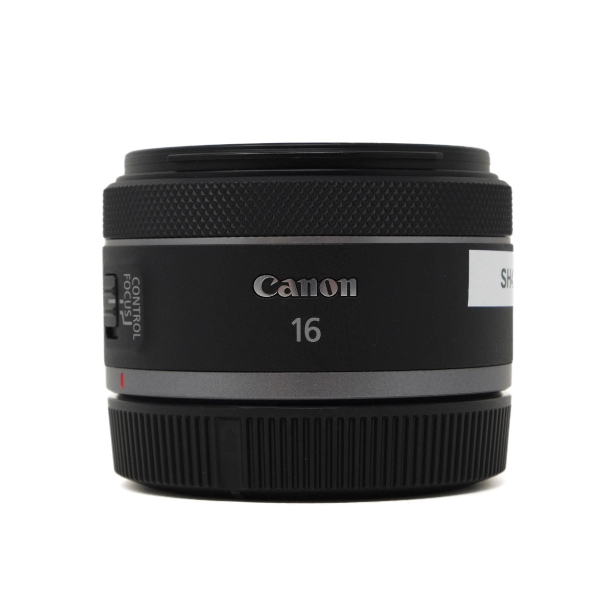 Used Canon RF 16mm F2.8 STM Lens - Front angle 