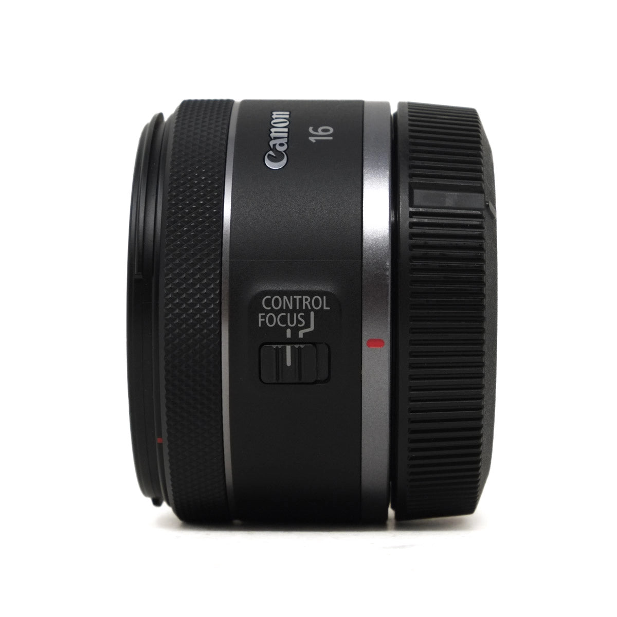 Used Canon RF 16mm F2.8 STM Lens - Side angle 