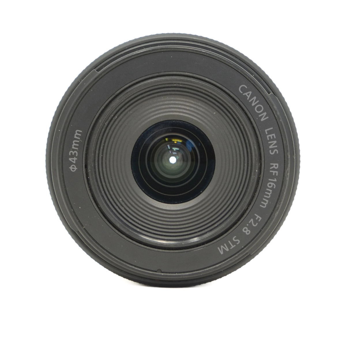 Canon camera lens on a white background