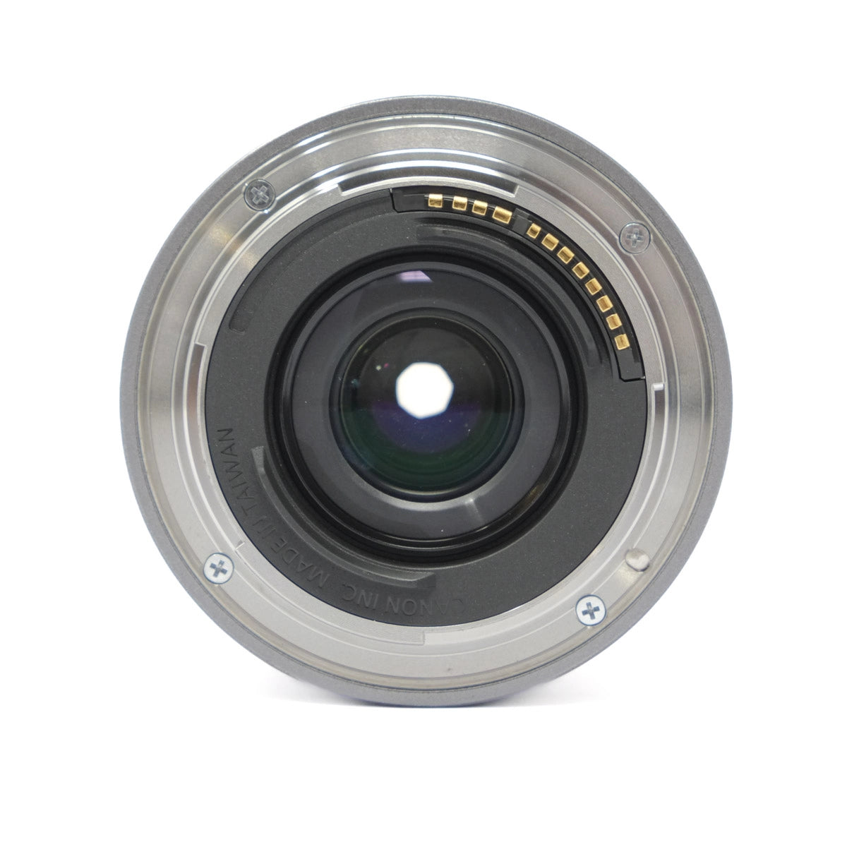 Camera lens on a white background