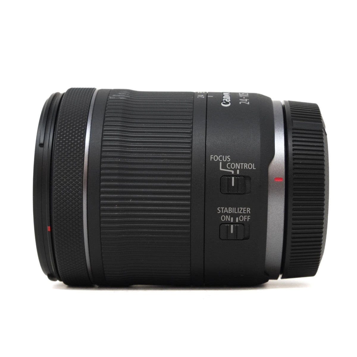 Used Canon RF 24-105mm F4-7.1 IS STM Lens - Side angle 