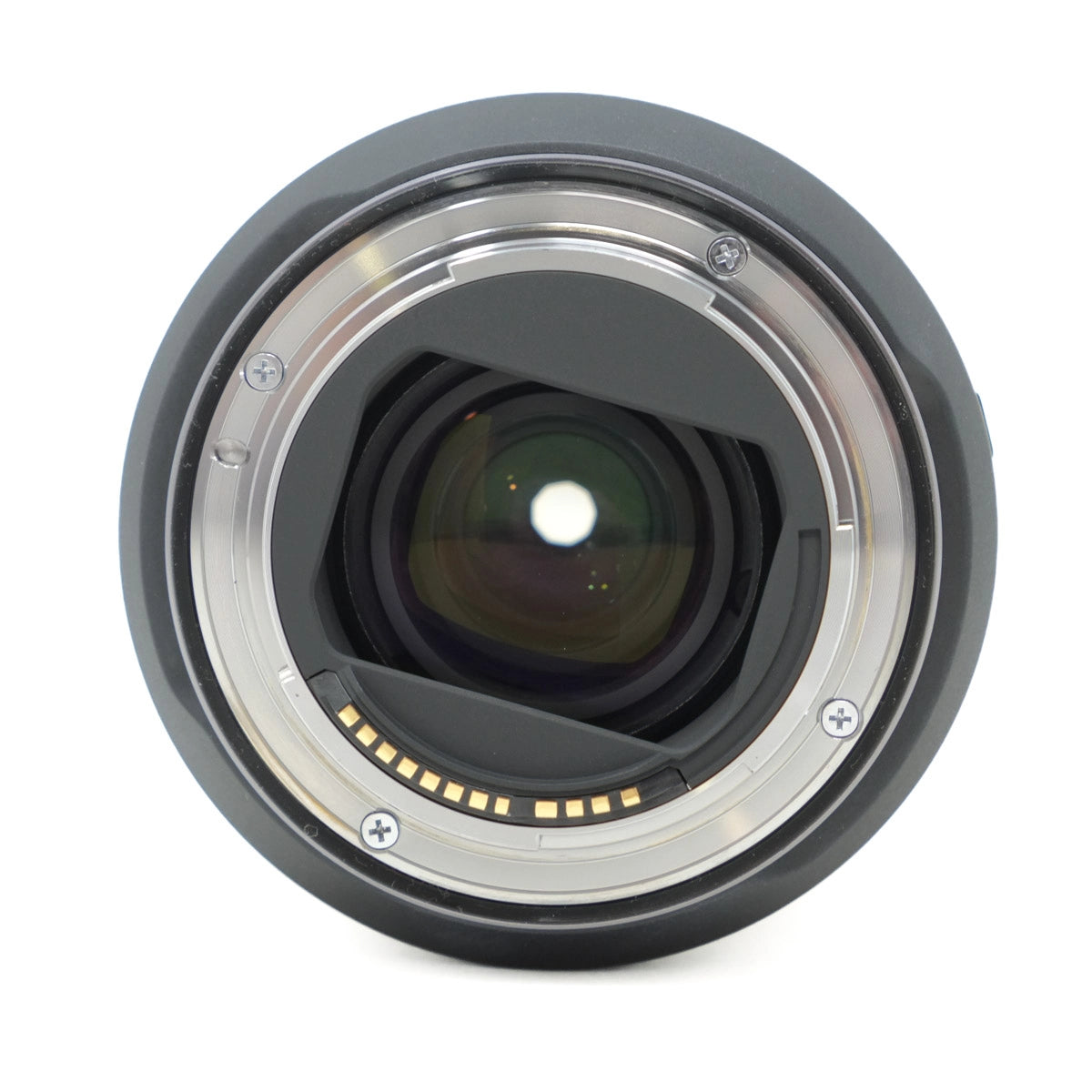 Camera lens on a white background