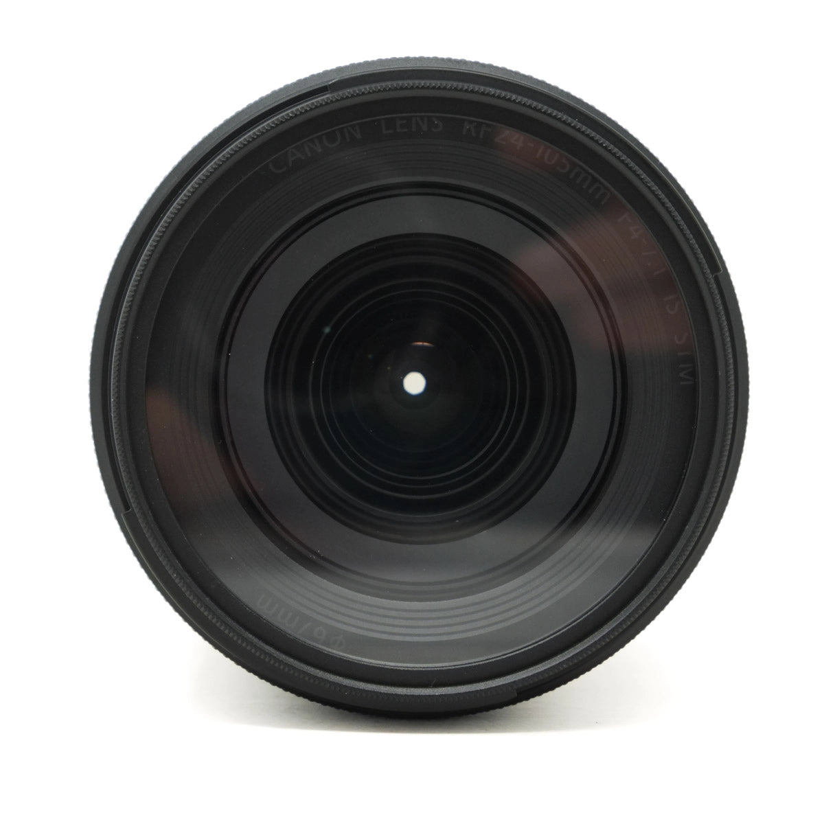 Camera lens on a white background