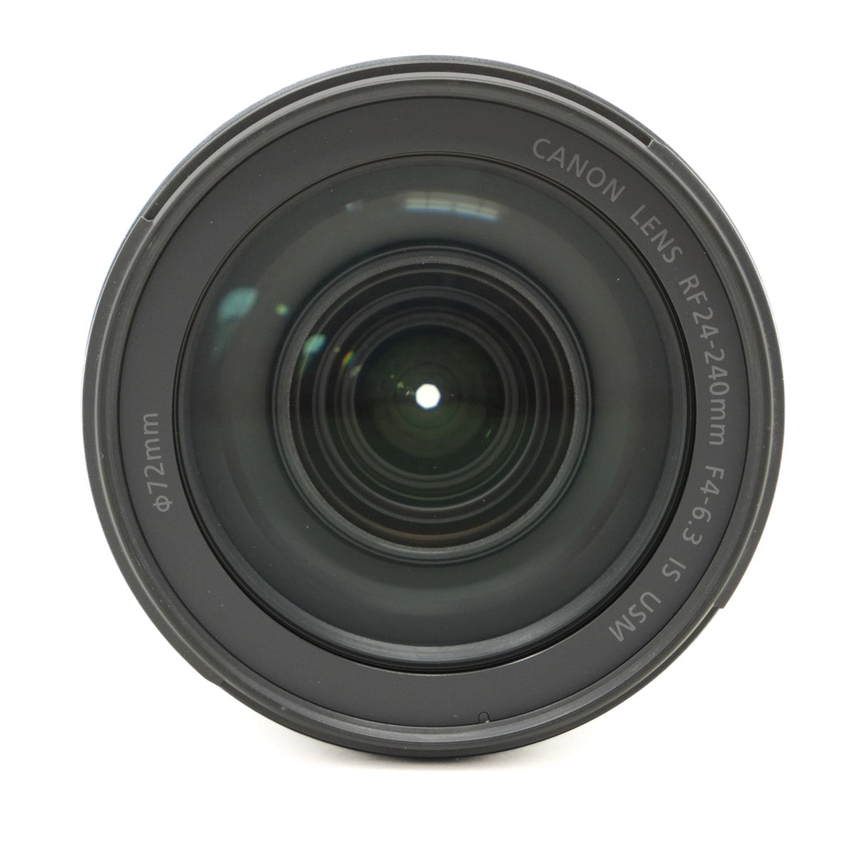 Used Canon RF 24-240mm F4-6.3 IS USM Lens - top angle 