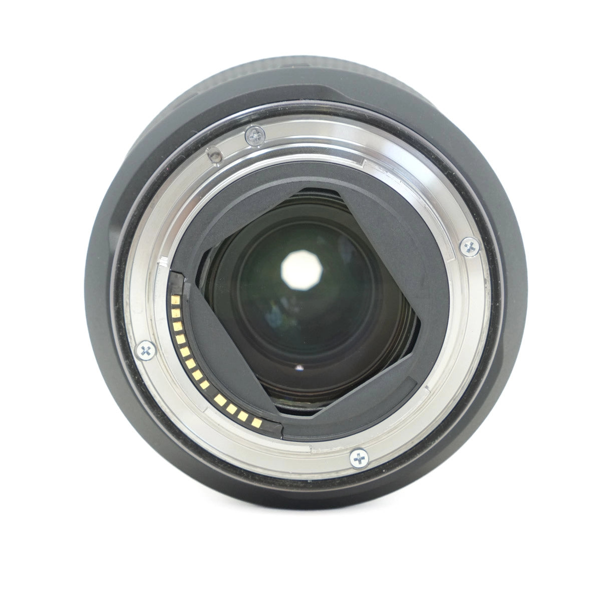 Camera lens on a white background