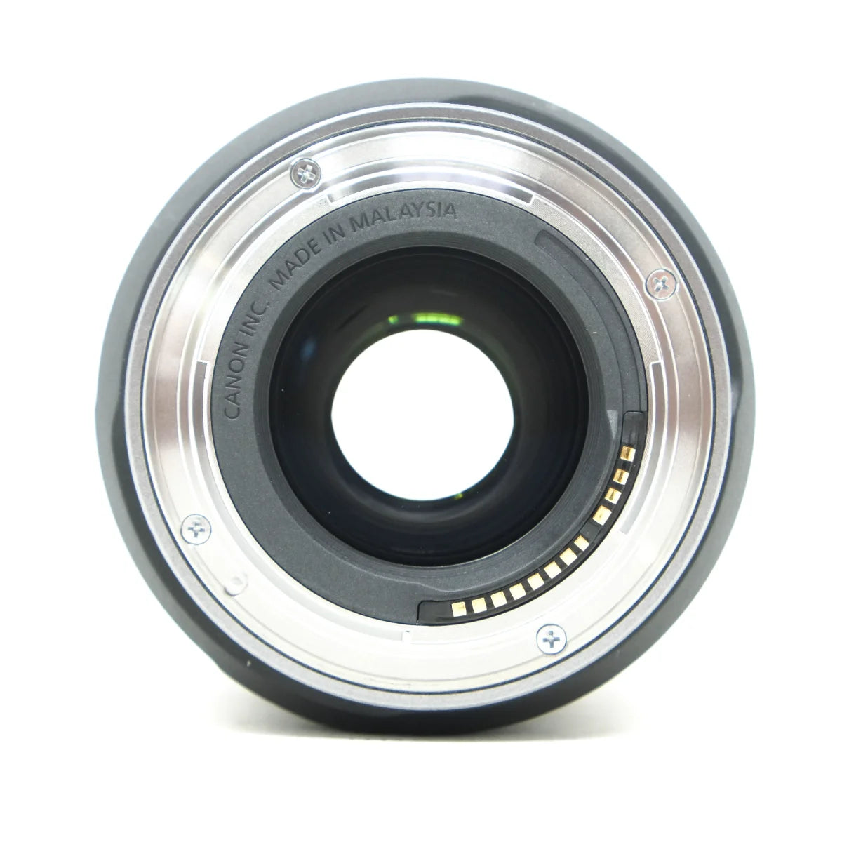 Used Canon RF 85mm F2 IS STM Lens - bottom angle 