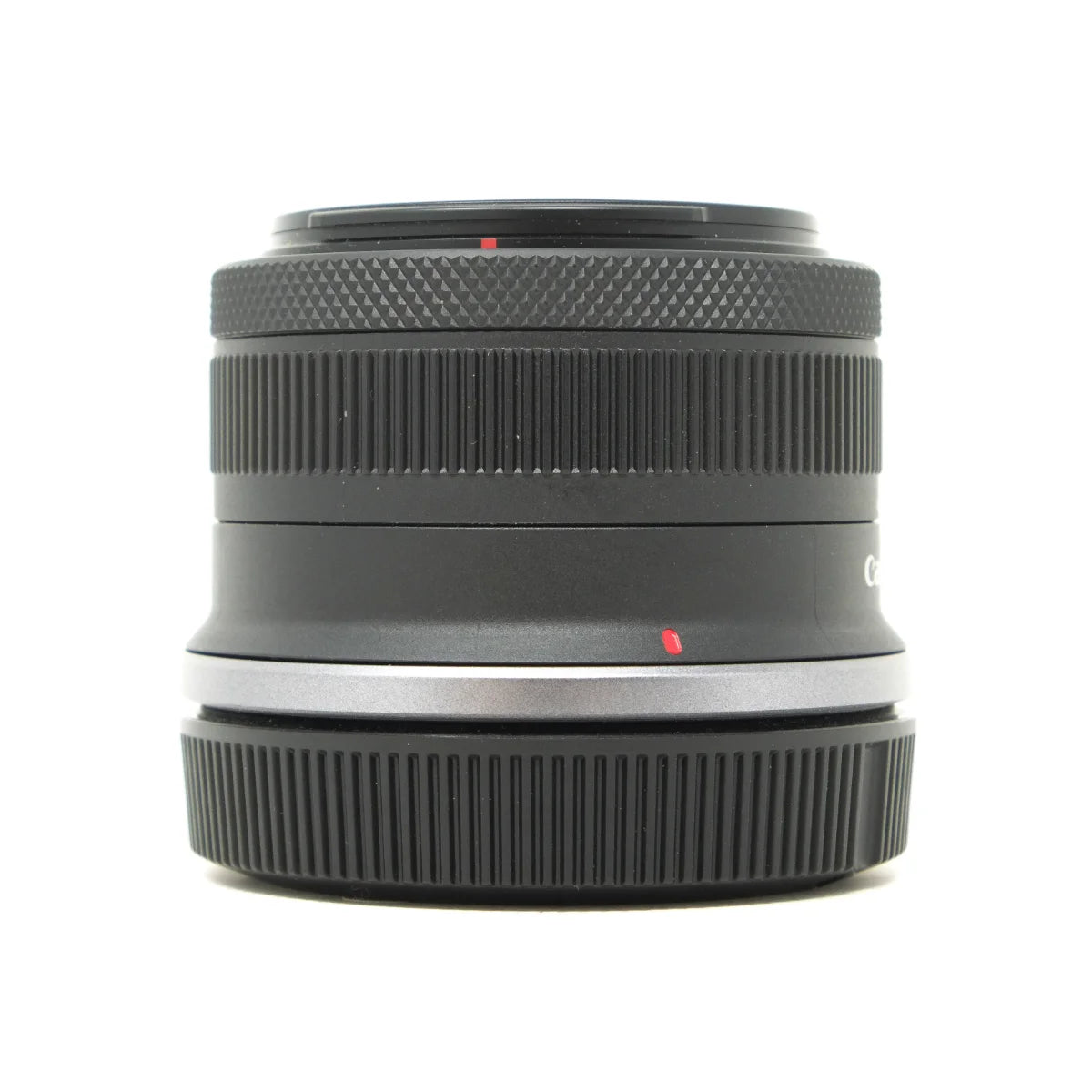 Used Canon RF-S 10-18mm F4.5-6.3 IS STM Lens - side angle 
