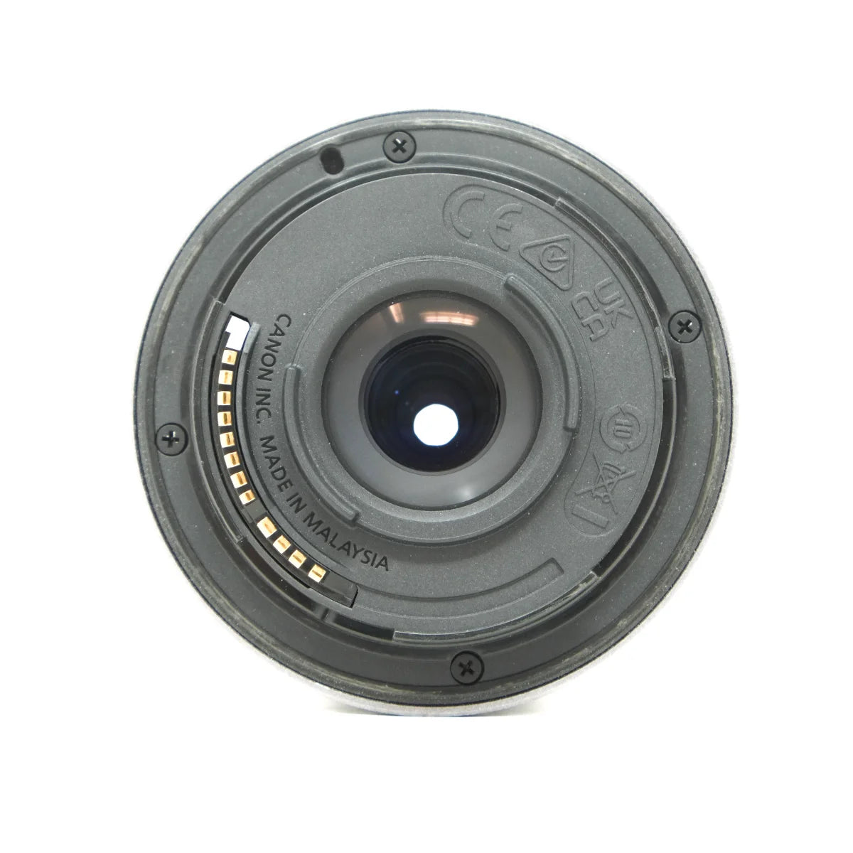 Used Canon RF-S 10-18mm F4.5-6.3 IS STM Lens - bottom angle 