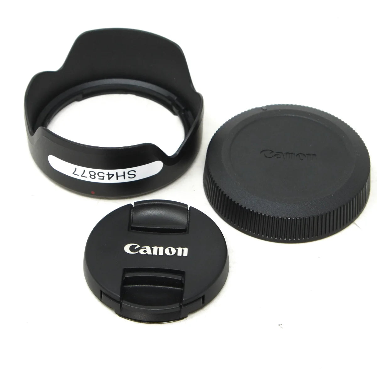 Used Canon RF-S 18-150mm F3.5-6.3 IS STM Lens - lens hood and caps 