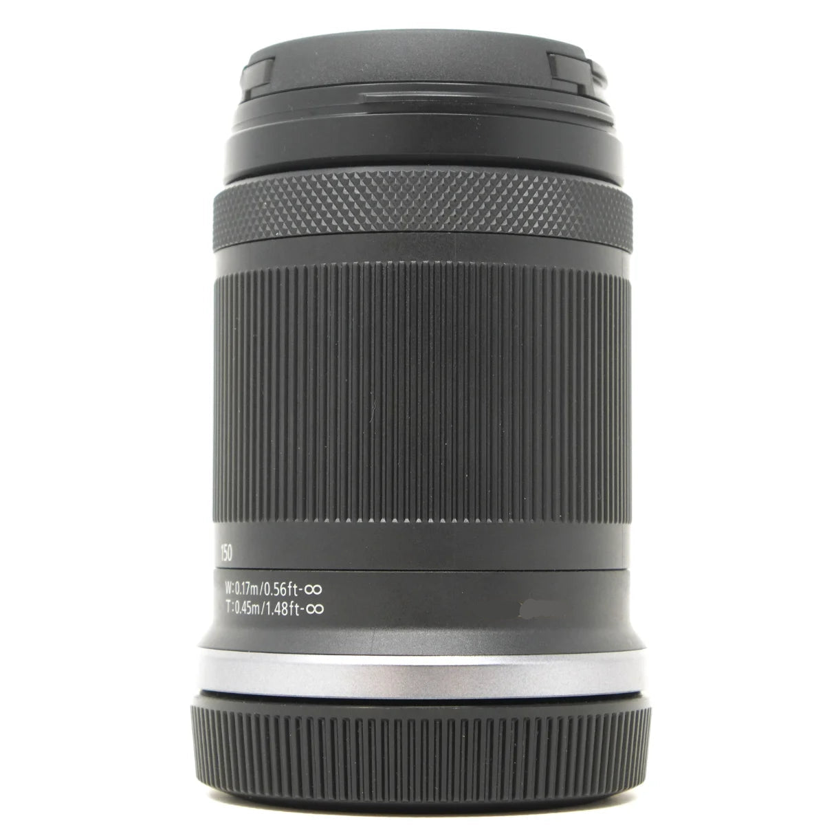 Used Canon RF-S 18-150mm F3.5-6.3 IS STM Lens - side angle 
