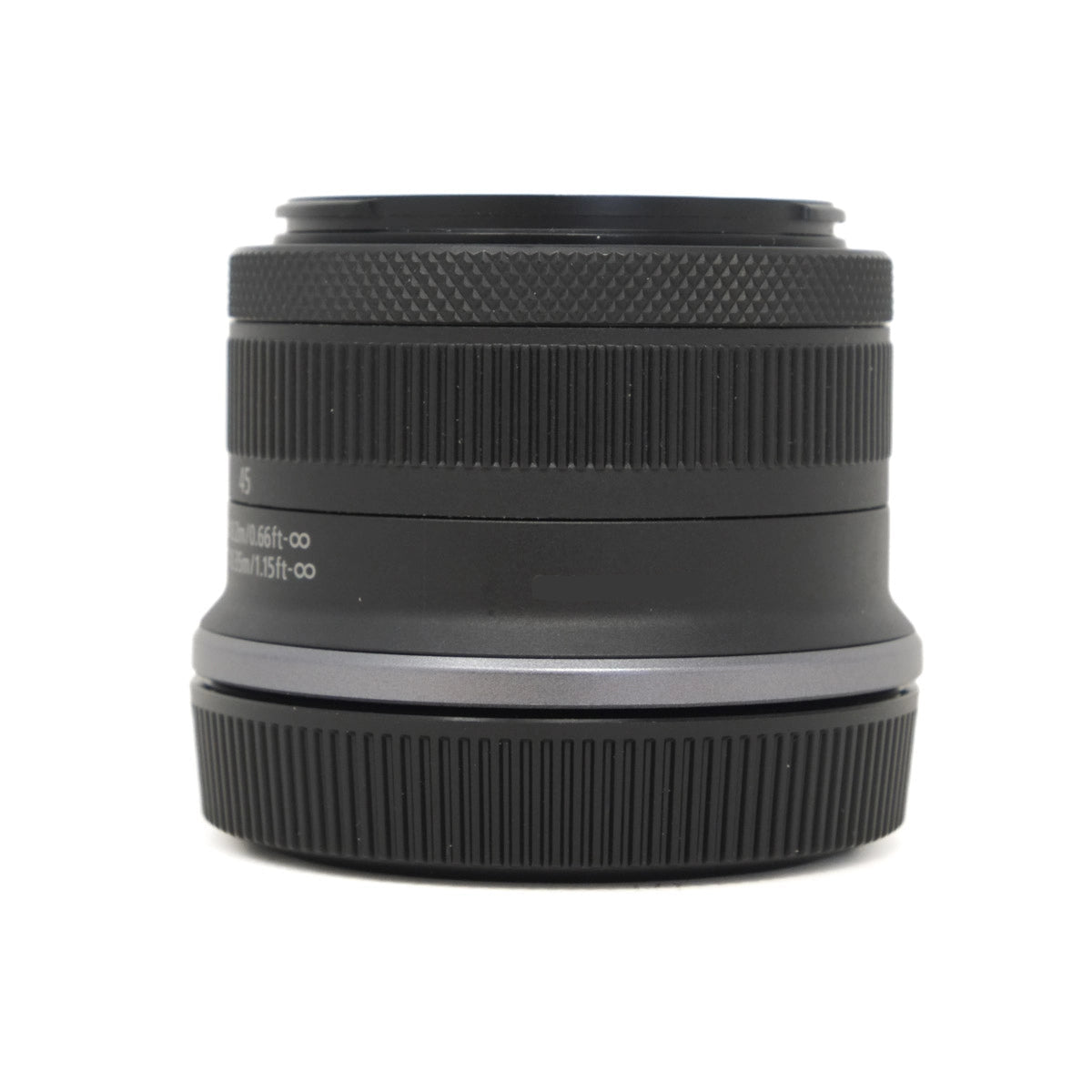 Camera lens on a white background