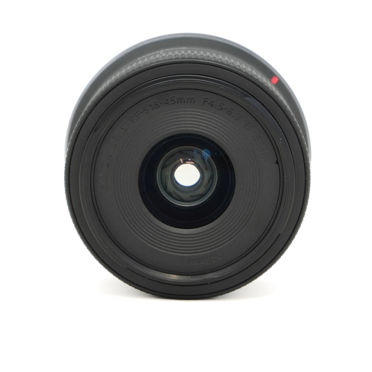 Camera lens on a white background
