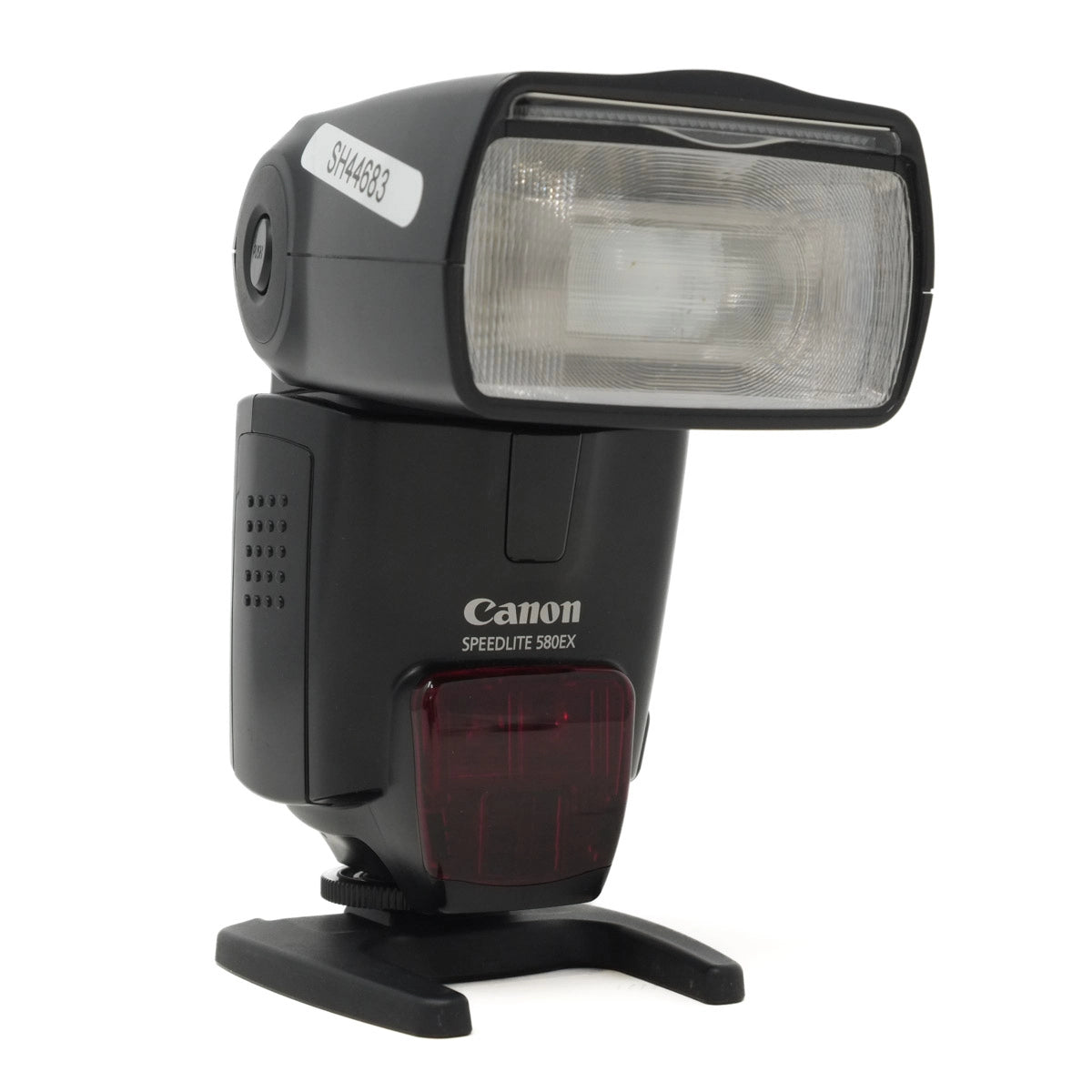 Canon camera flash on a white background