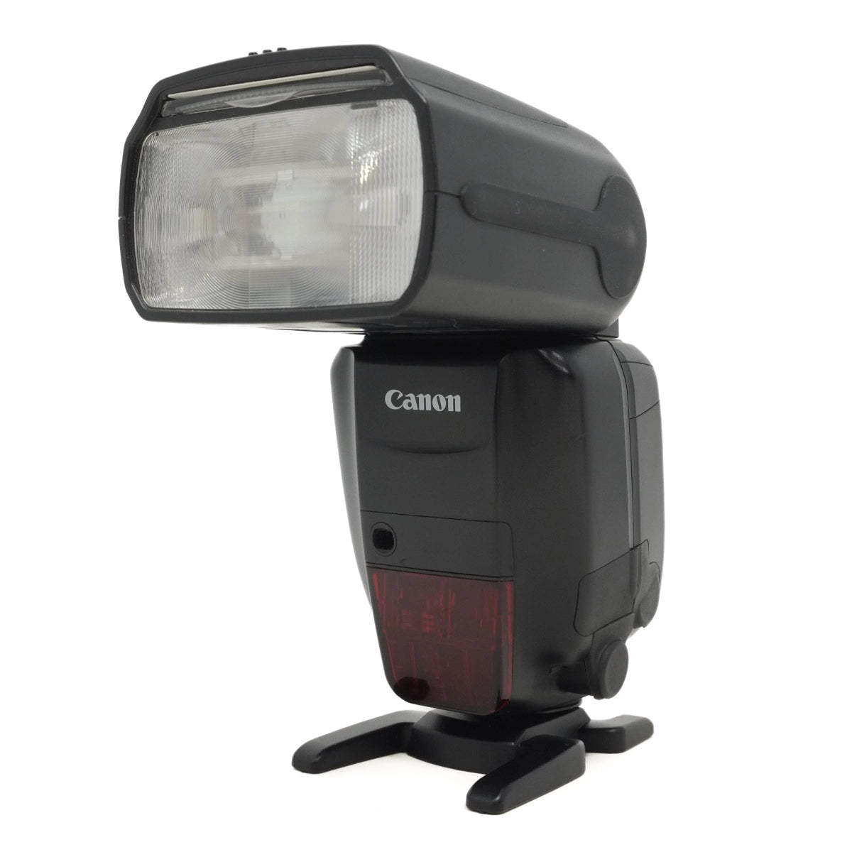 Canon camera flash on a white background