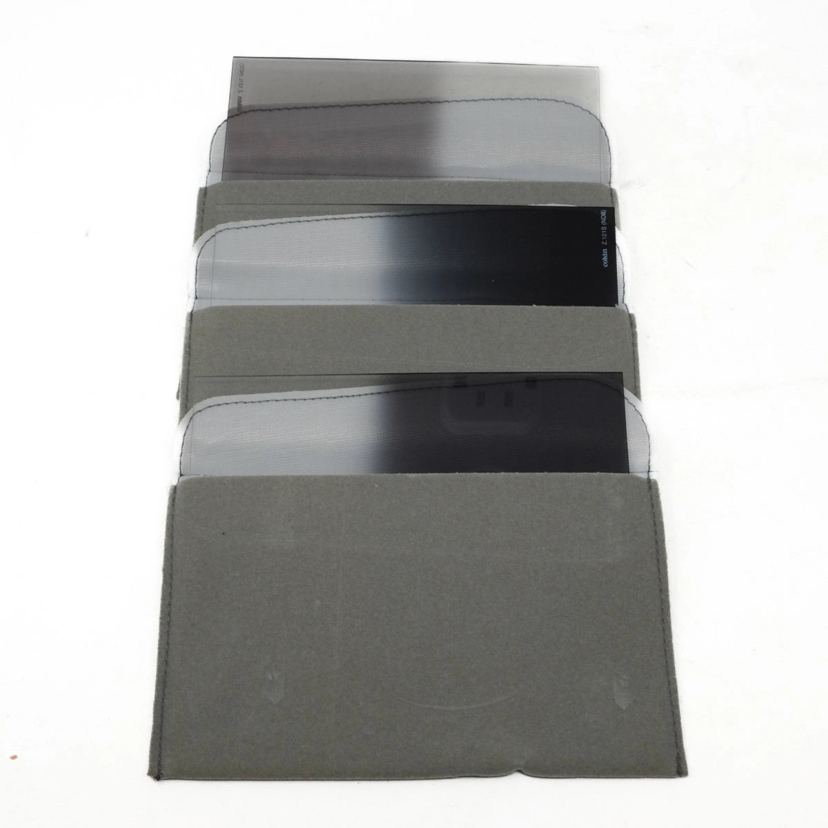 Used Cokin Z Series Landscape Filter set - front angle with case