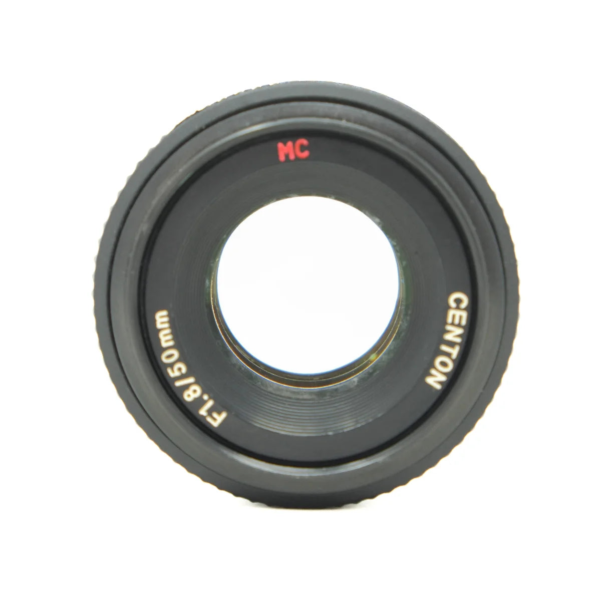 Used Cosina 50mm F1.8 M/MD fitting - top angle 