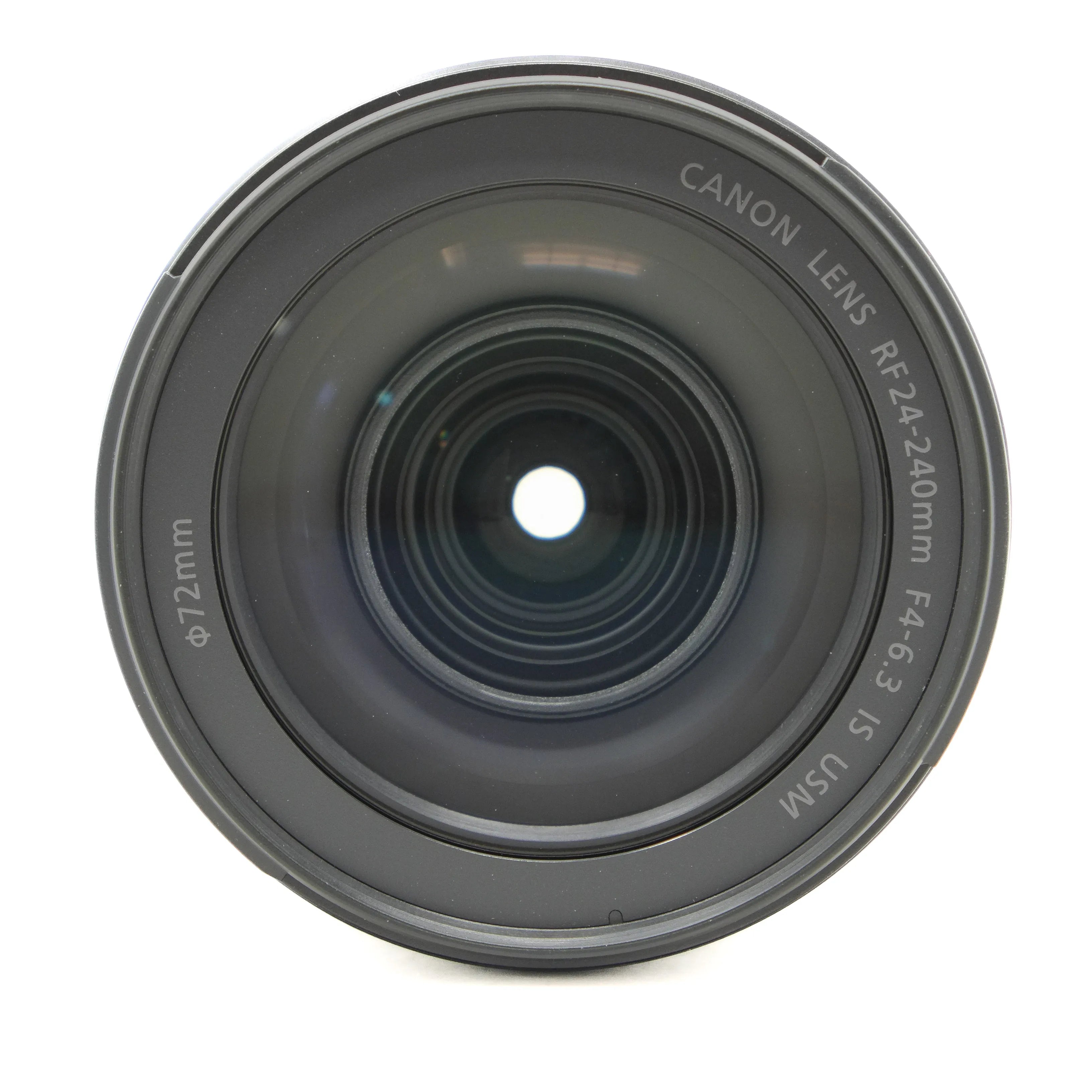 Canon camera lens on a white background