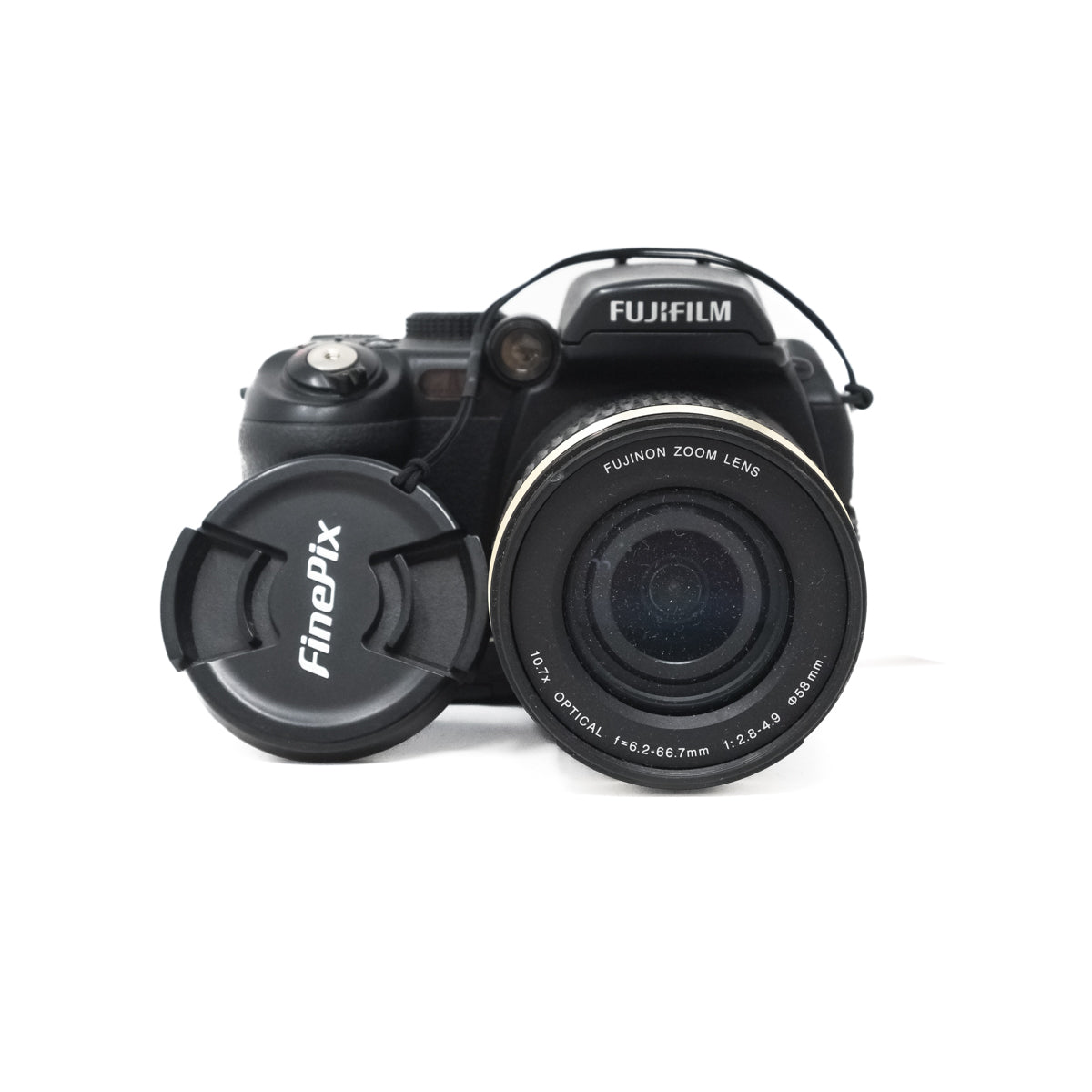 Used Fujifilm Finepix S9600 Digital Bridge Camera front angle