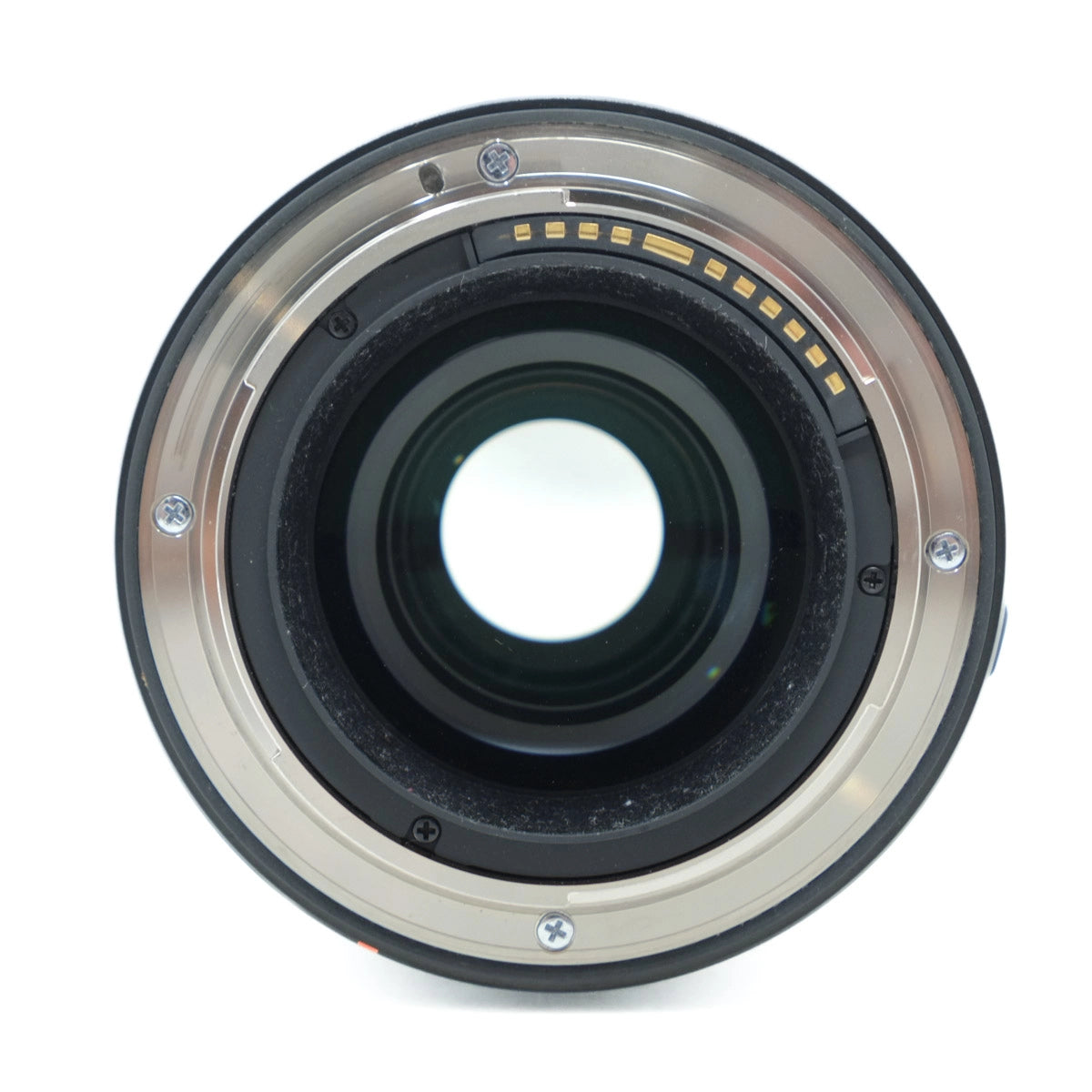 Camera lens on a white background