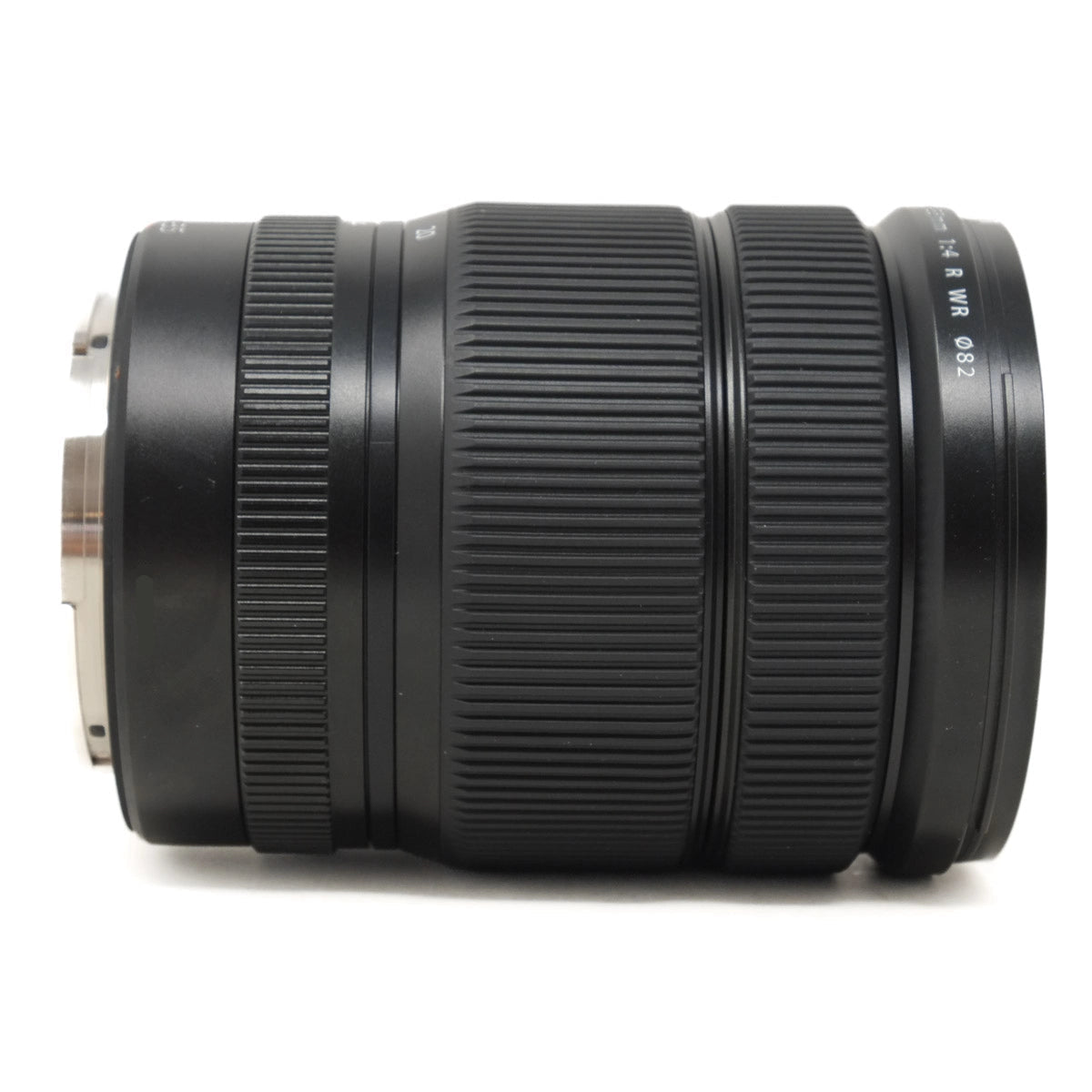 Camera lens on a white background