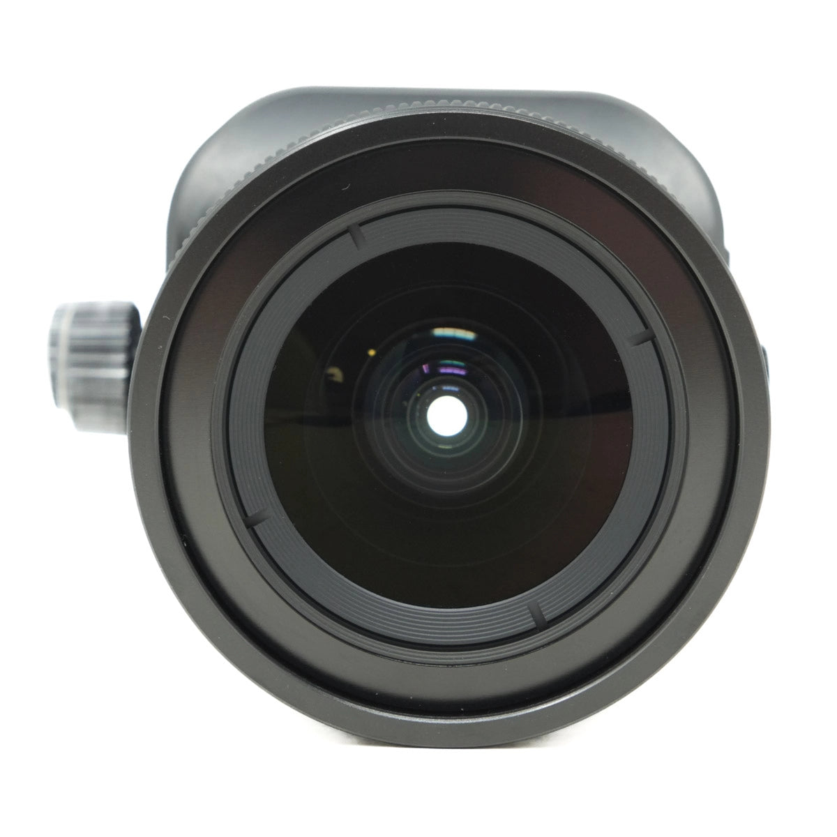 Camera lens on a white background
