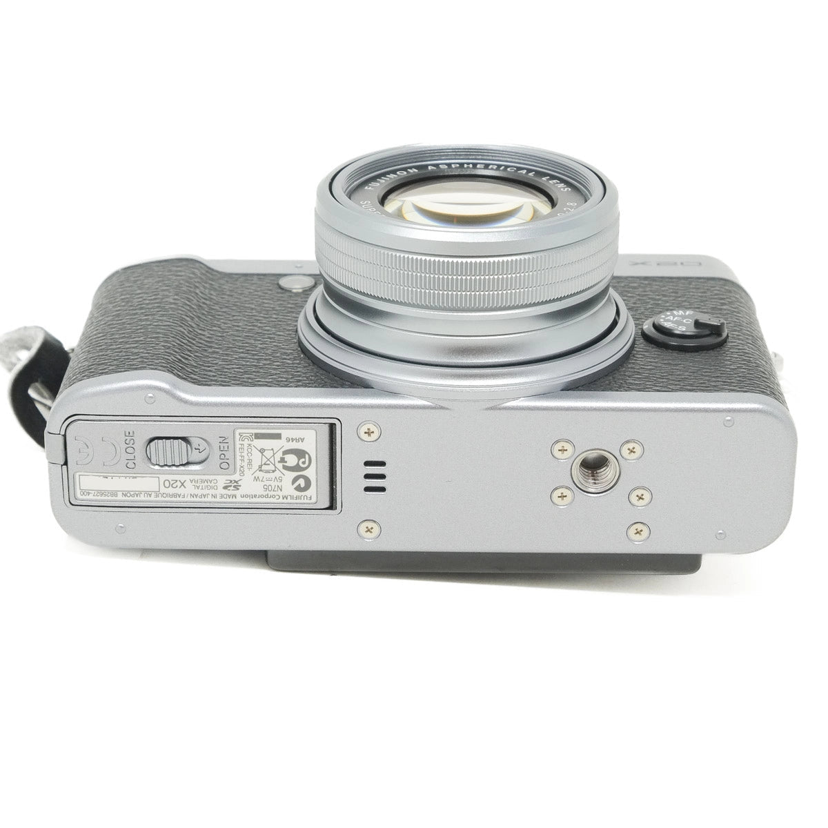 Camera on a white background