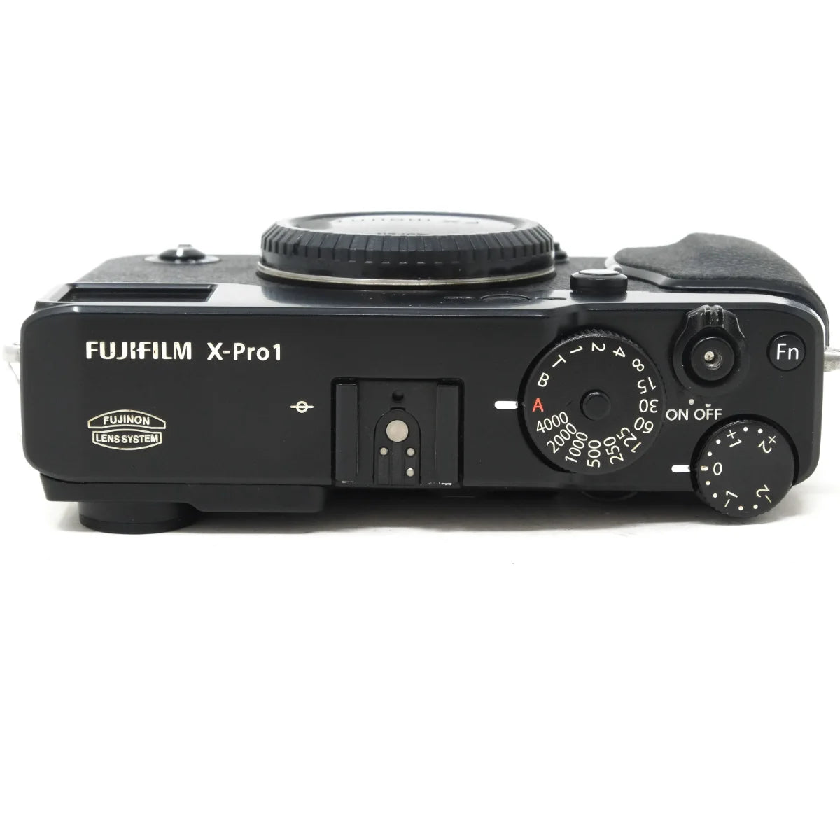 Used Fujifilm X-Pro1 Mirrorless camera body - top angle 