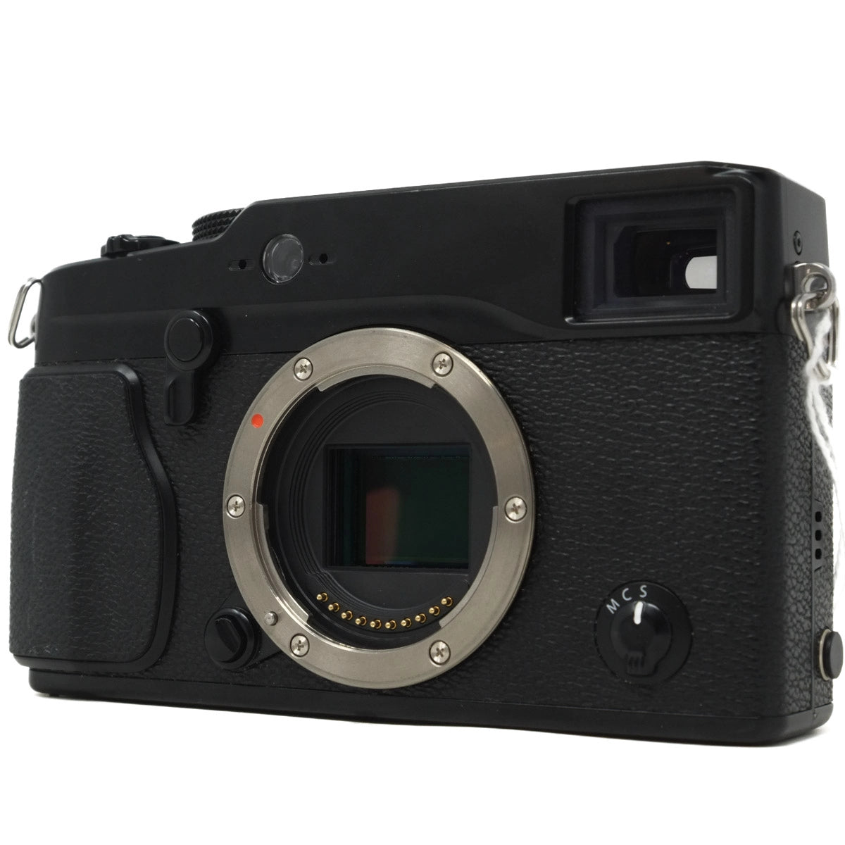 Used Fujifilm X-Pro1 digital camera + L bracket and spare battery  - Front angle without body cap