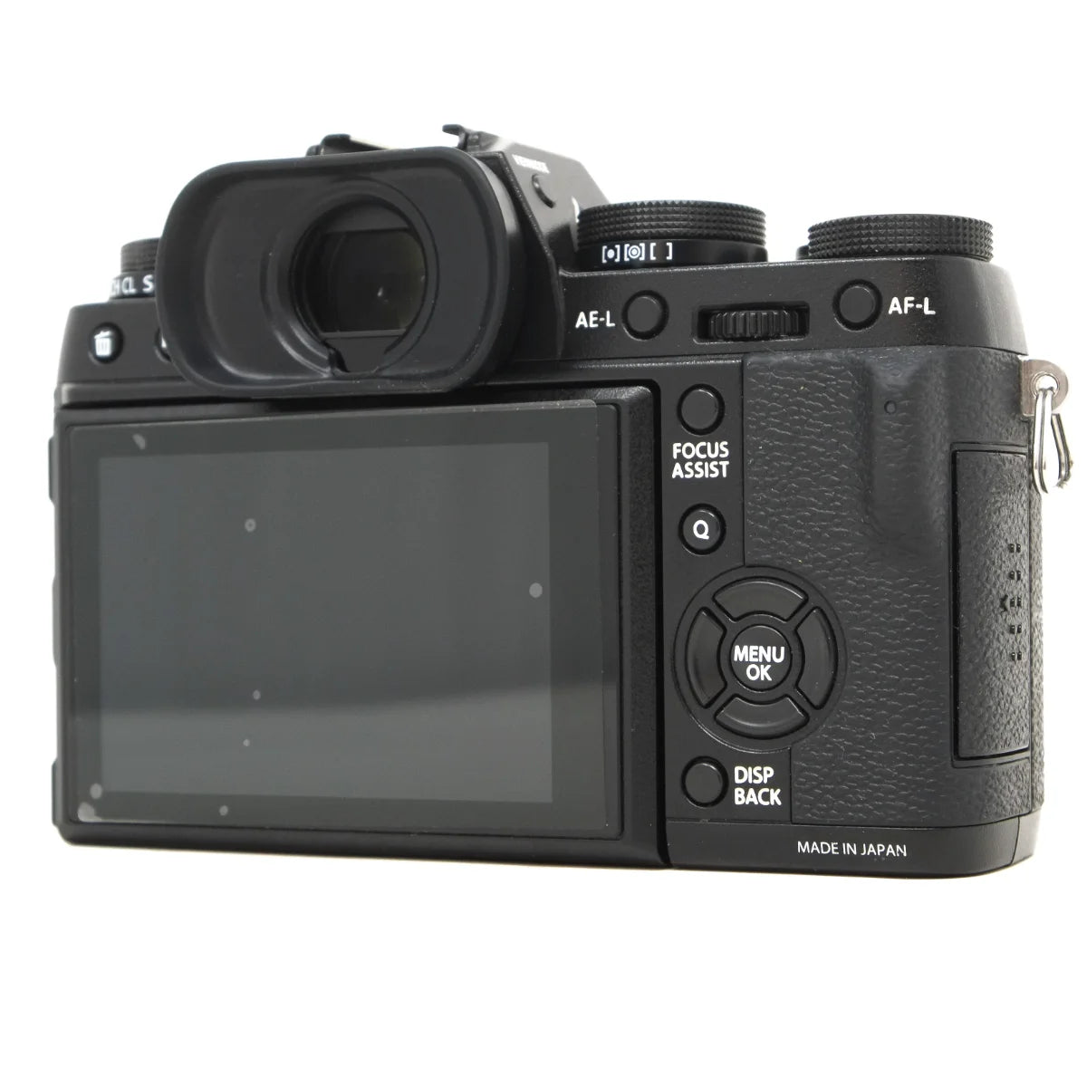 Used Fujifilm X-T1 Mirrorless camera body - back angle 